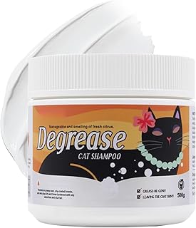 Katzen Entfetter,Entfettende Creme Für Katzen | Feuchtigkeitsspendendes 500 Gramm Creme Shampoo Für Tägliche Pflege Haustier Hygiene Und Katzenwäsche product image