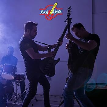 ネオンサイン ROCK ROLL ロックンロール ギター インテリア 室内装飾 ネオンサイン ROCK ROLL ロックンロール ギター インテリア 室内装飾