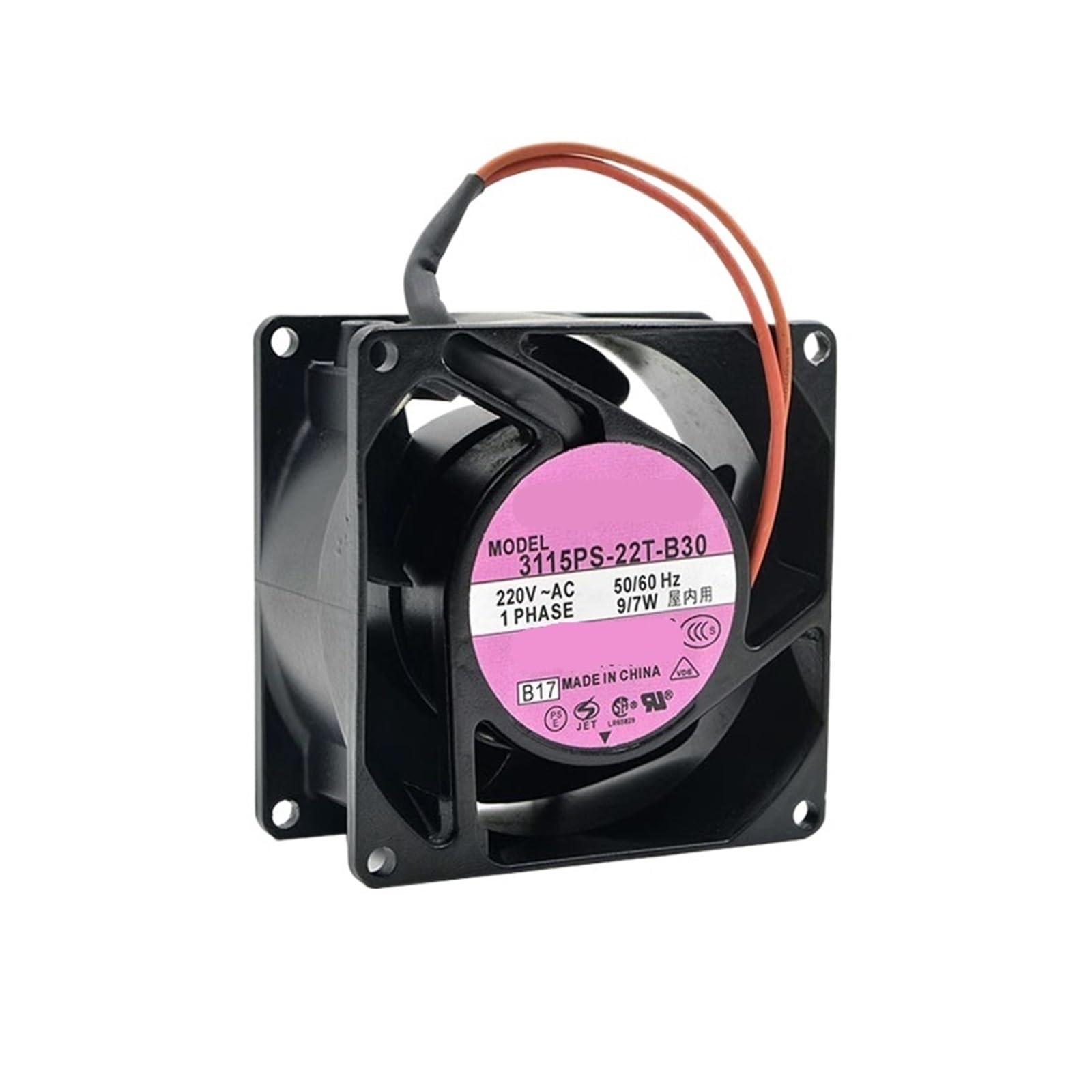 GJEXXPTST 3115PS-22T-B30 AC 220V 9/7W 8038 80 * 38mm 8cm Cooling Fan