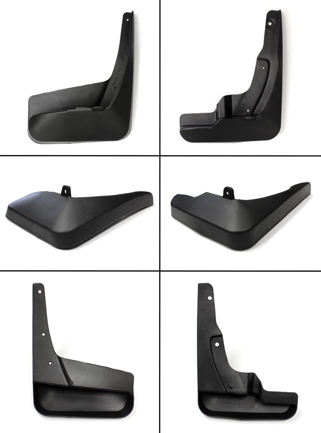 4 Pieces Front + Rear Splash Guard Mud Flaps Set Compatible for 2008-2016 Toyota Venza