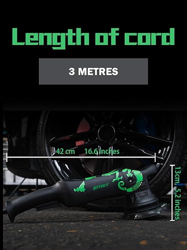 Miniatura 6 de BATOCA Pulidora de doble acción de 6 pulgadas DA para detalles de automóviles, pulidora de búfer de coche 700 W orbital aleatorio, kit de pulido de