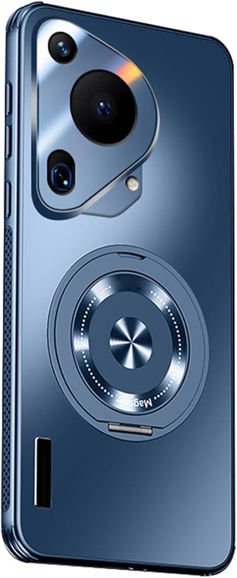 Case for Huawei Pura 70 Ultra/70 Pro/70 Pro+/70,Heavy Duty Protection All -Inclusive Lens Protection Anti -Fall Magnetic Phone Case with Adjustable Stand Shell 70,Blue