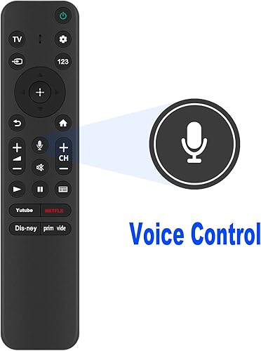 Miniatura 2 de Allimity RMF-TX800U RMFTX800U Control remoto de comando de voz de repuesto compatible con Sony Bravia LED TV XR-65X90K XR-75X90K XR-85X90K XR-65X95K