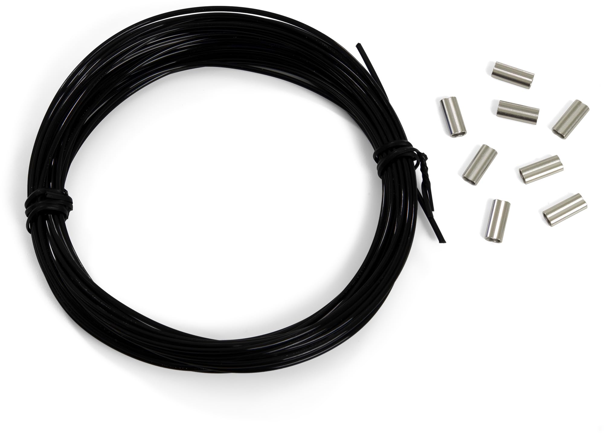 Cressi Multifilament Ø 1.6 mm w/Crimps, Black, 25 ft