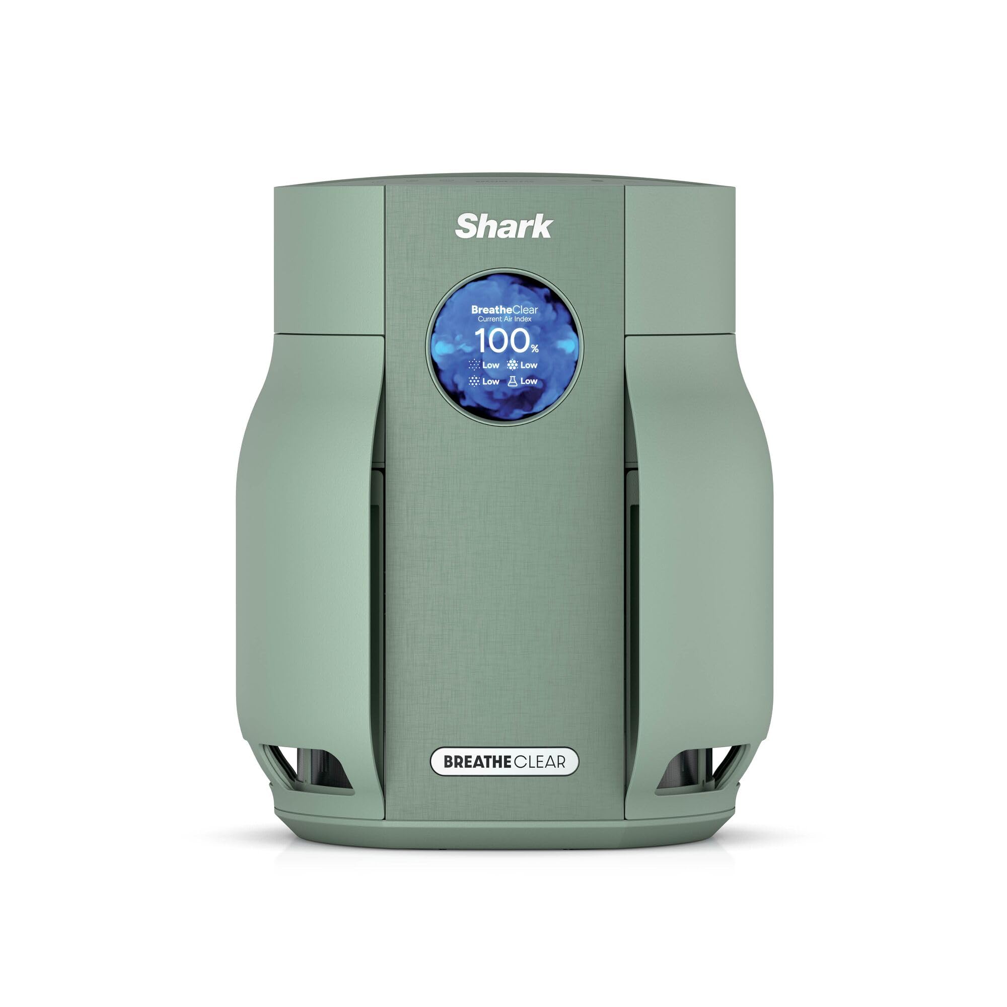 Shark BreatheClear Compact Air Purifier with NeverChange6 Exceeds HEPA Filter Standards, Automatic Sensing, Small Room Coverage, Sage, HP062UKGN