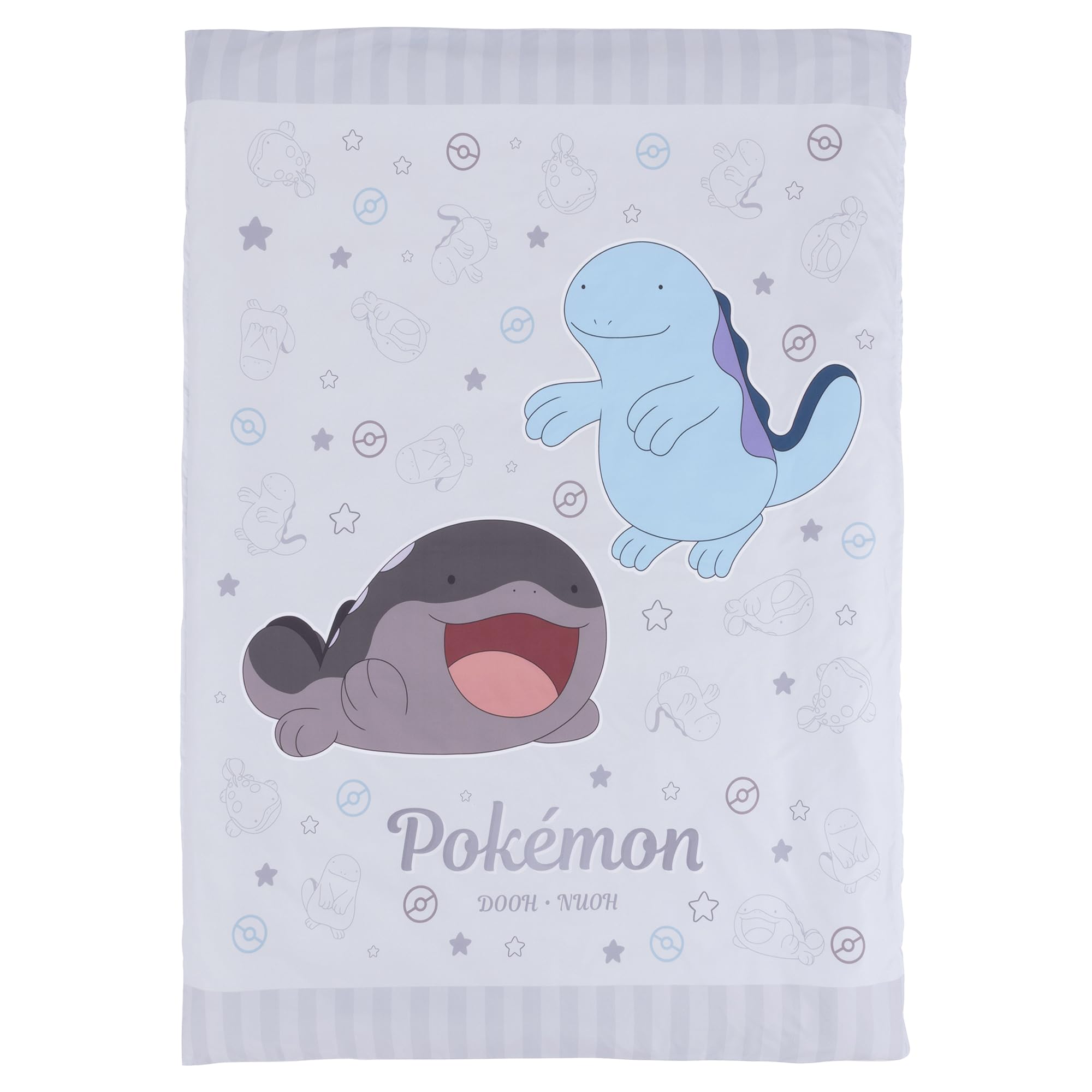 新品　ポケモン寝具3点セット　シングル敷きパッド掛け布団カバー枕パッドグリーン② Amazon.co.jp: MORIPiLO 布団カバーセット ポケモン 【 掛け布団