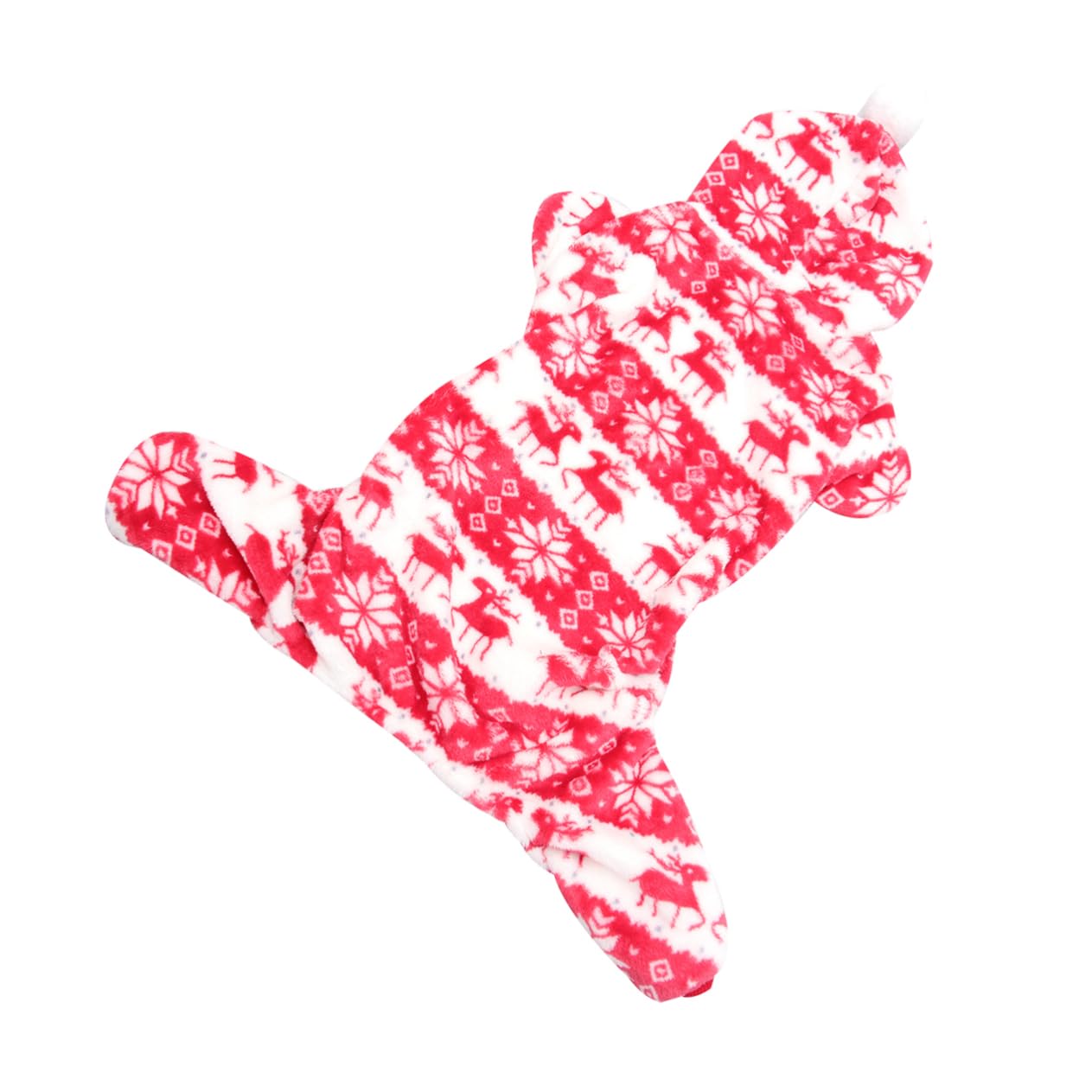 HMJGDHX 3 Pezzi Elegante Costume Invernale per Cani Caldo Natale a Quattro Zampe Vestiti per Cani Costume da Festa per Animali Domestici XS