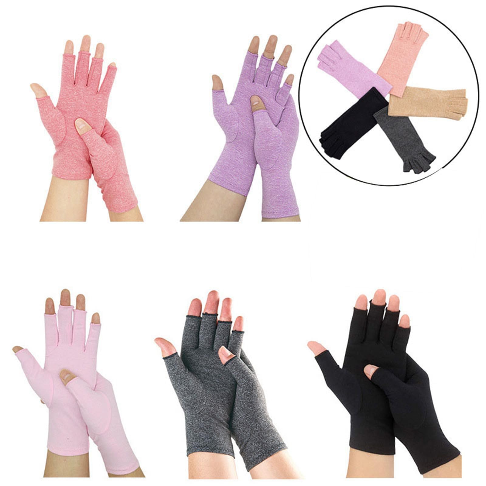 Premium Bambus Handschuhe Fingerlose Kompressionsbandage fr Handschmerzen  und Arthrose Mnner und Frauen, grau, M : Amazon.de: Mode