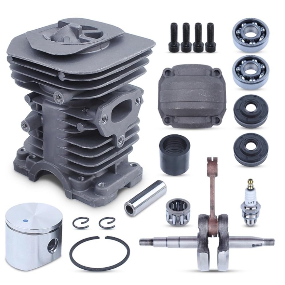 Kit piston cylindre 40mm pour réparer une perte de puissance de tronçonneuse