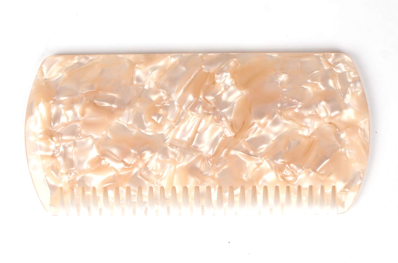 Brifu Hair Comb with Medium Tooth Detangling Hair Brush for Head Hair, Styling Fine Cutting Comb and Portable Grooming Comb for long,wet hair curly hair comb-Khaki