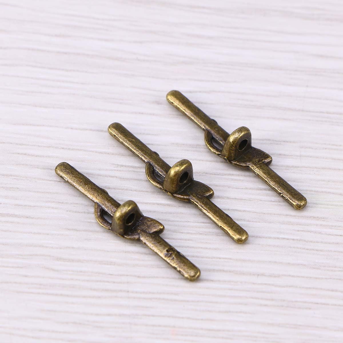 20Pcs Antique Brass Ot Toggle Clasps Set for Jewelry Making Vintage Alloy Bracelet and Necklace Connectors DIY Craft Accessories - Image 9
