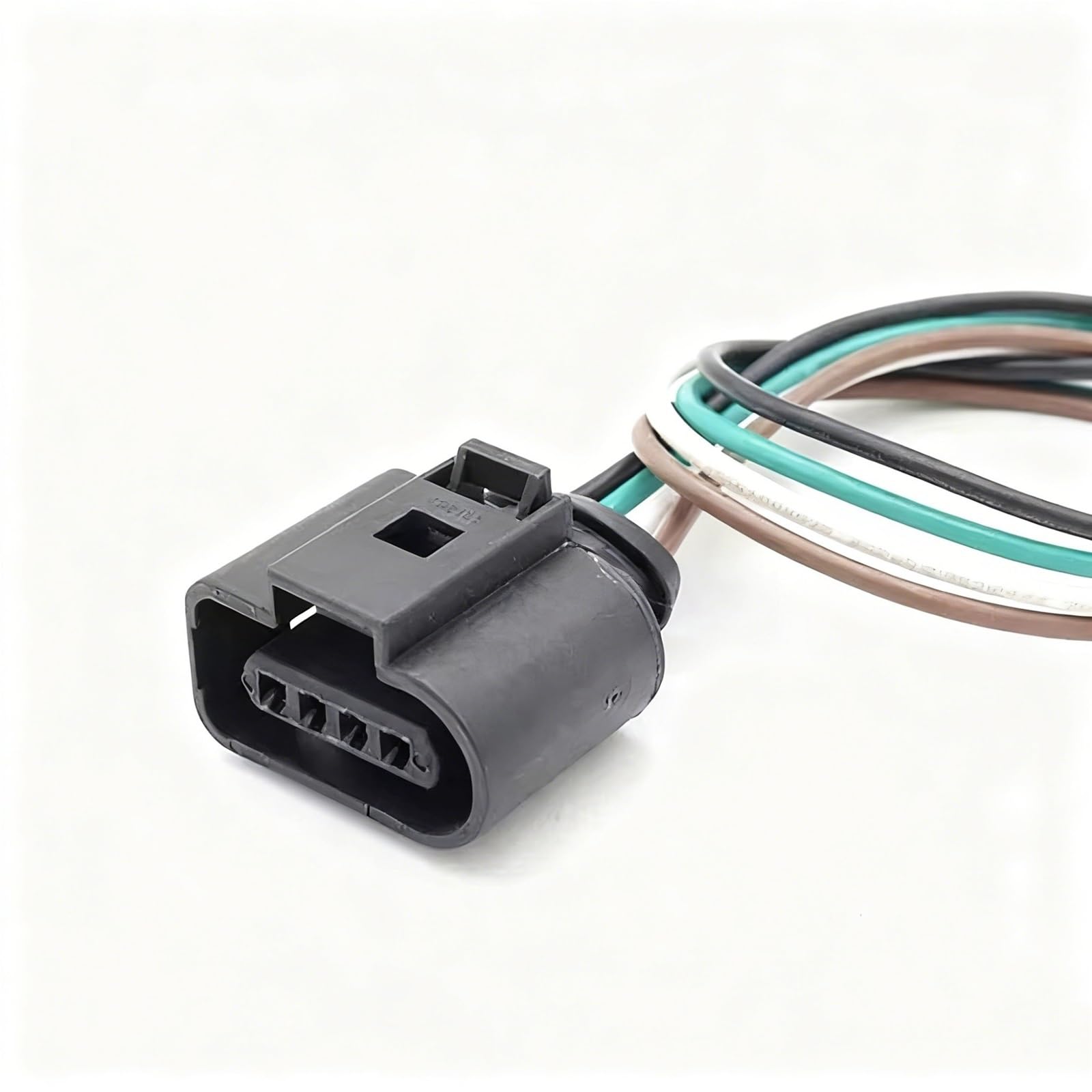 Compatible Con VW 1 Juego 4 Pines 1,5 Mm Conector Enchufe Arnés Automóvil Hembra Kit Electrónico Bobina Encendido Automóvil Cables 1J0973704 Coche Arnés de Cableado(10 Sets)