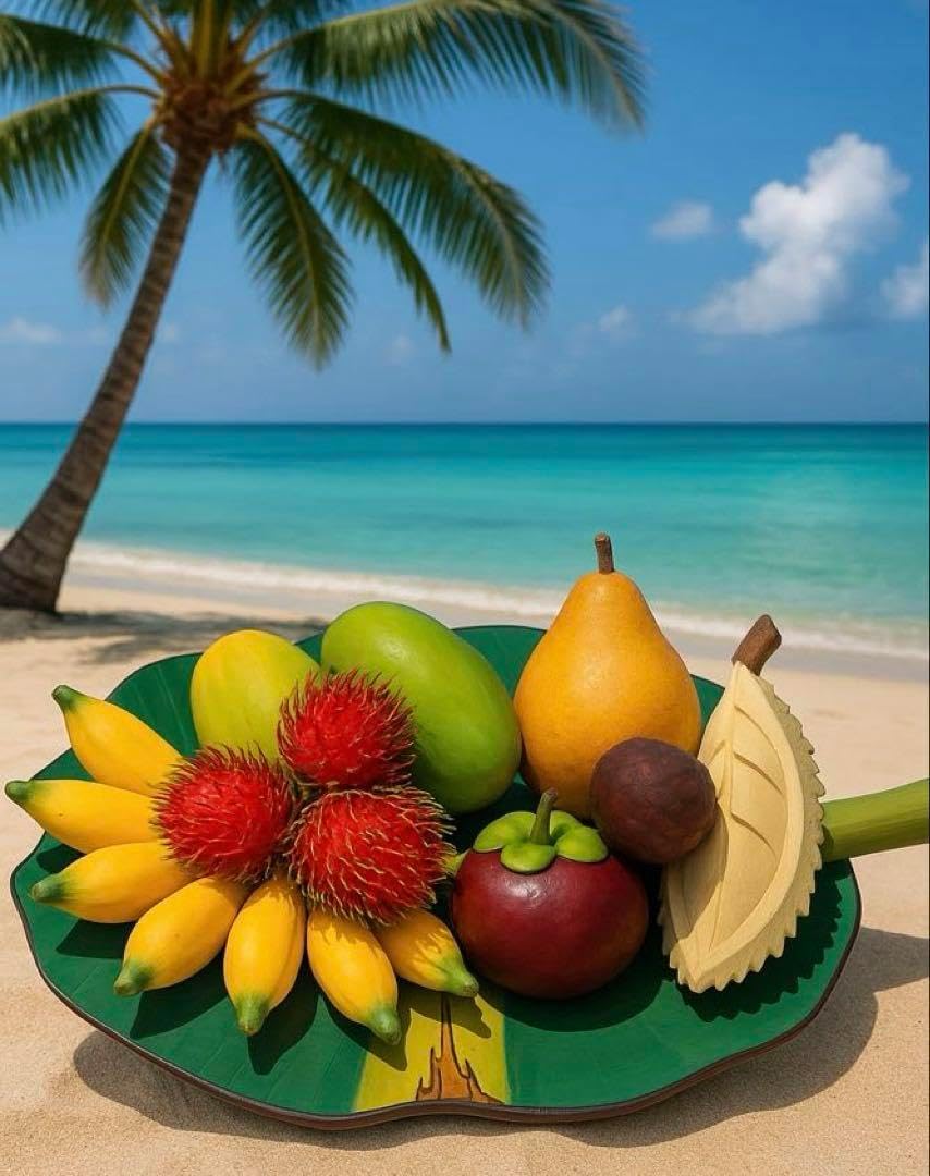 大谷桃子　バナナの葉オーバルリム皿　Ｌ　M 大谷桃子 バナナの葉オーバルリム皿（L） 【調味料やノンアルコールと