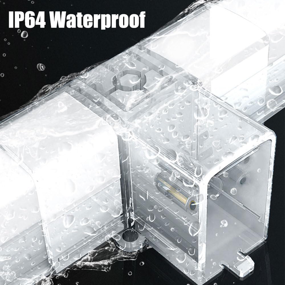 VASTFIRE Hexagon - Set di 14 luci a nido d'ape a LED per garage, cantina, magazzino, ecc. (blu)