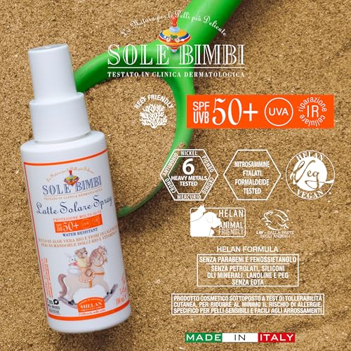 Helan Sole Bimbi - Sonnencreme SPF50+ für Kinder, 100 ml – Ansicht 3