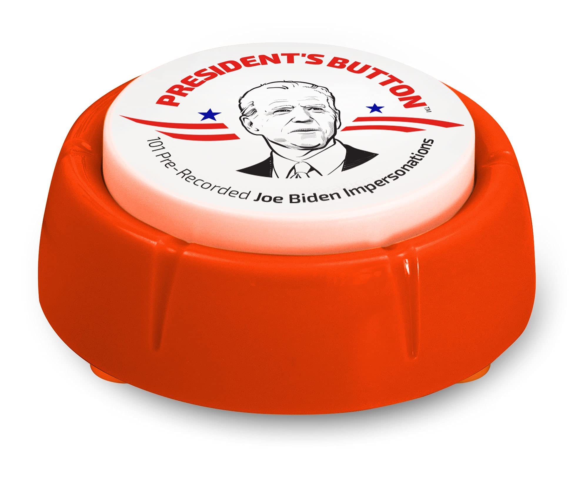 President’s Button | 101 Pre-Recorded Joe Biden Impersonations | Hilarious Gag Gift | Funny Easy Button for Joke-spiration | Cool Desk Gadget | Fun Novelty Gift | Positive Thinking Easy sound Button