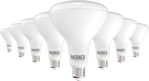 Sunco BR40 Bombillas LED, luz de inundación interior, regulable, luz diurna de 5000 K, equivalente a 100 W, 17 W, 1400 lúmenes, base E26, luz
