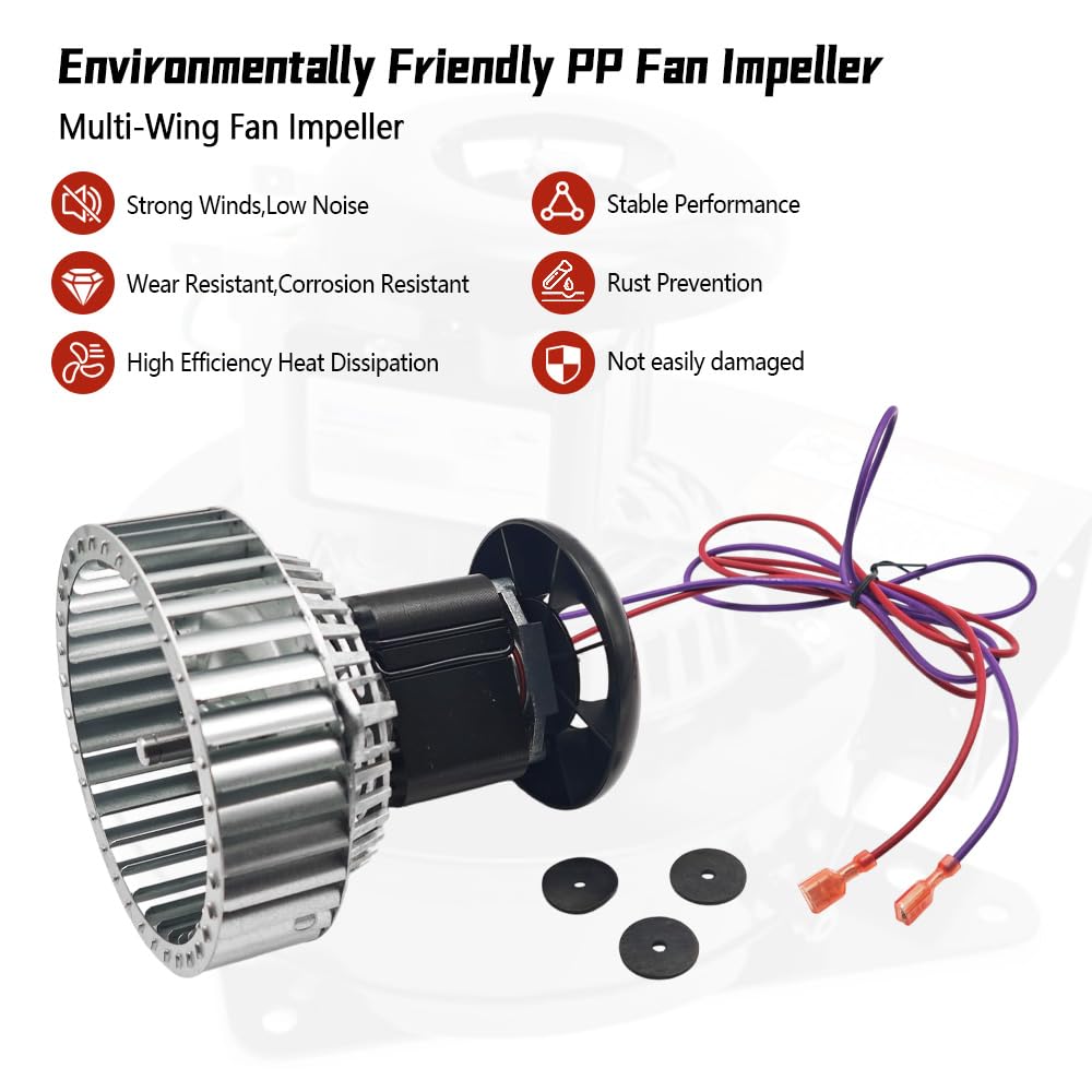 Furnace Draft Inducer Blower Motor Fit for Goodman Fit for Fasco Fit for Packard Replace 0131G00000PS J238-150-15301 70582338 66000 A078