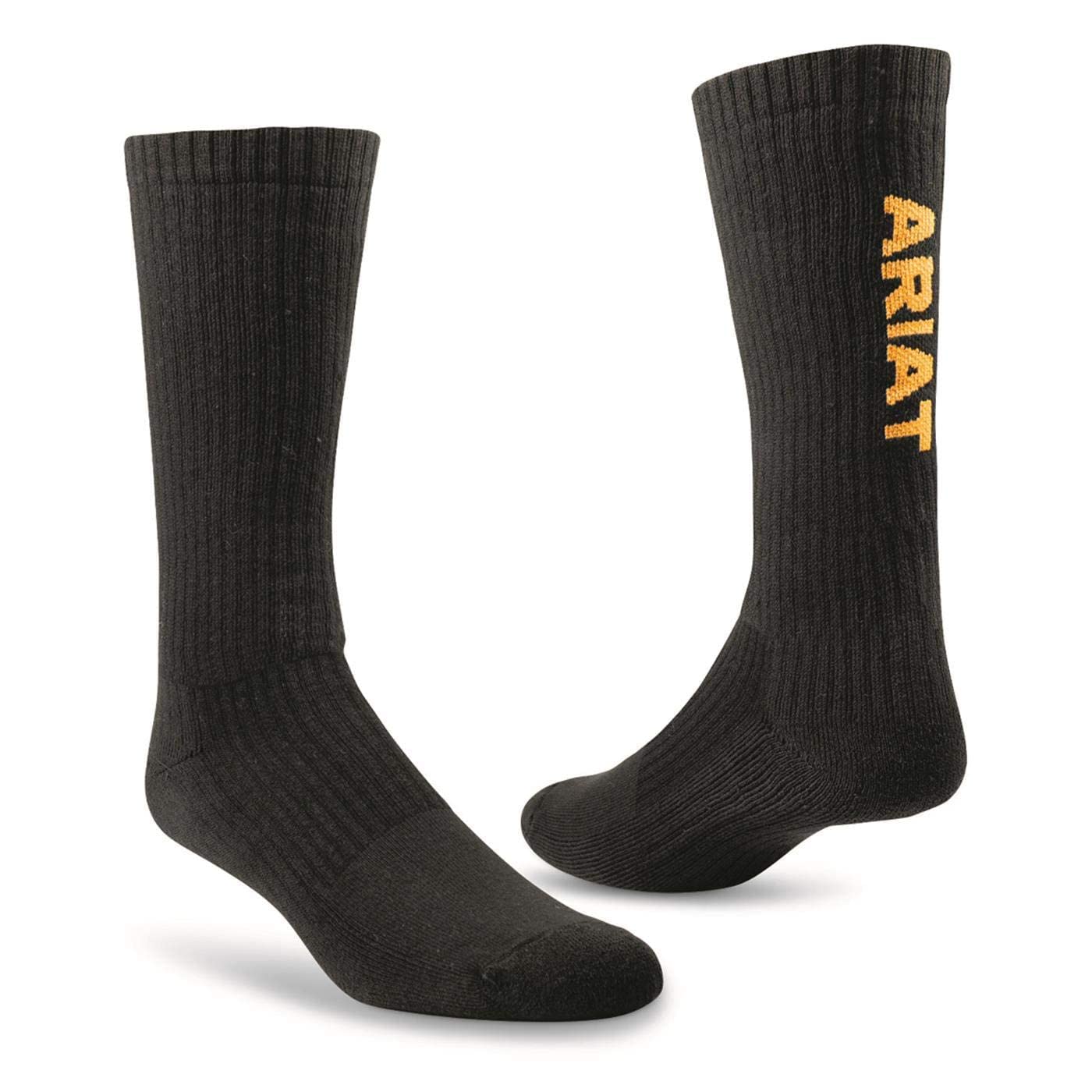 ARIAT Men's Cotton Mid Calf Socks