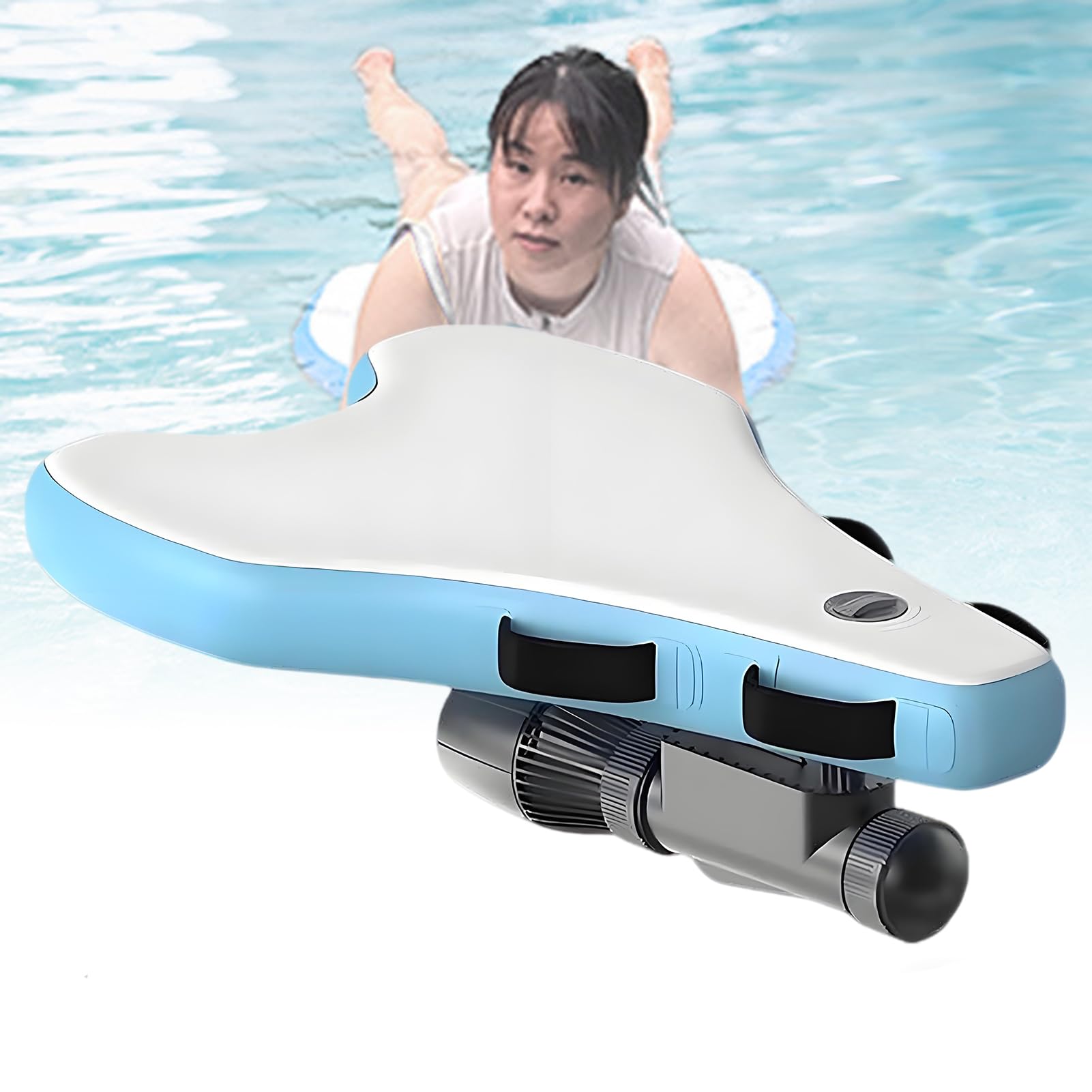 ExoticaBlend 2026 Upgraded Electric Surfboard+Underwater Scooter – 500W/700W Brushless, 10-Speed Remote, 10000/16000mAh, 7-11 km/h, 110kg Capacity, Jet Board Electric Surfboard 500W-16A