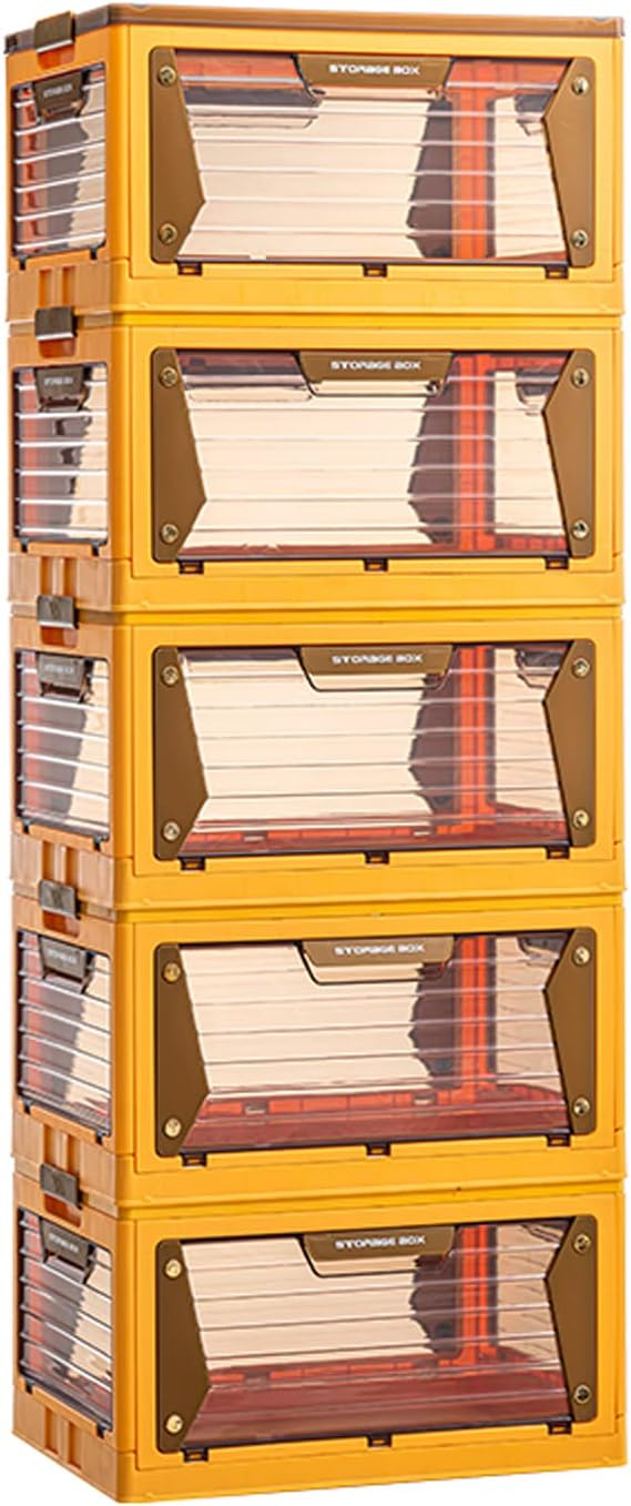 HOTRCR Extra Large Plastic Storage Boxes with Lid, Clear Heavy Duty