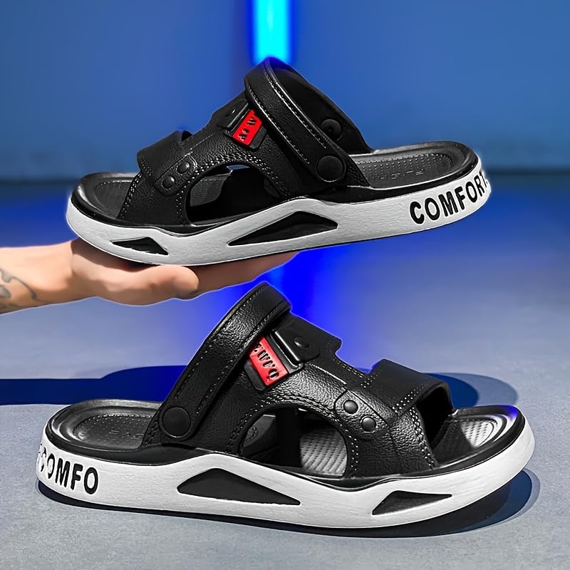 Men's Breathable Summer Flat Sandals | EVA Beach Slides | Lightweight Comfort for Indoor & Outdoor Use2