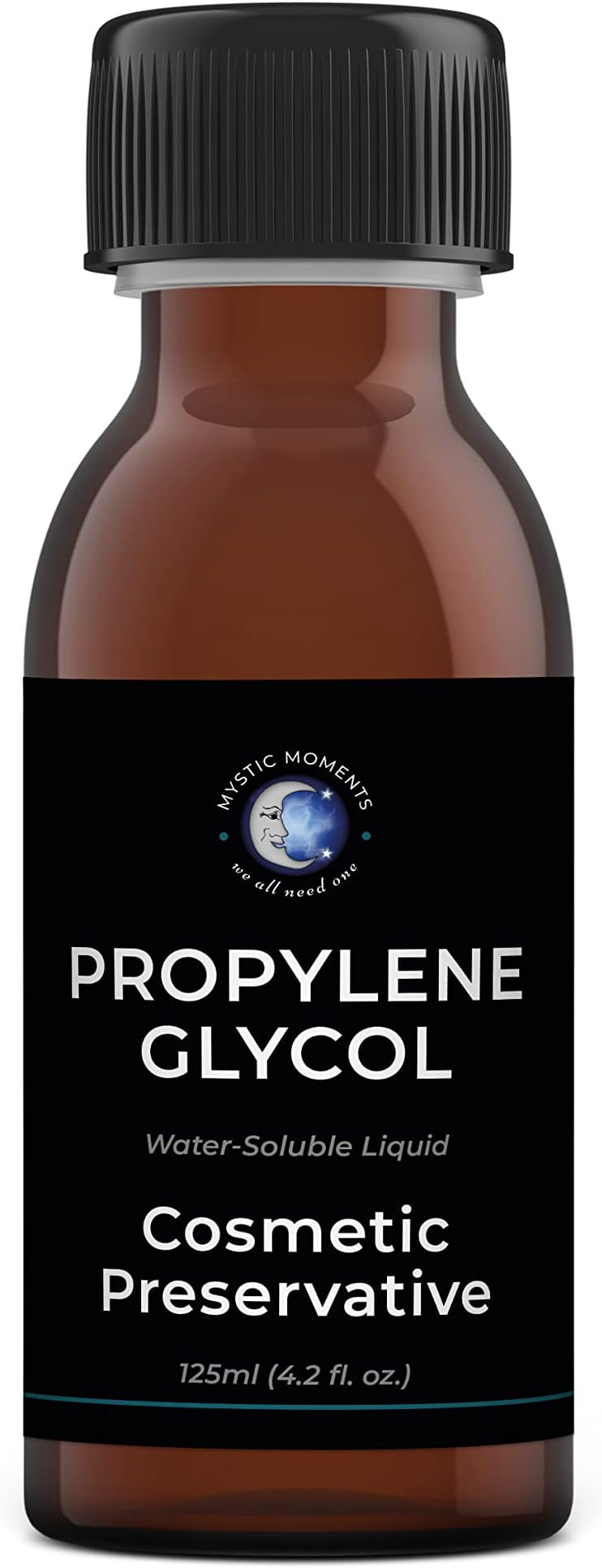 Mystic Moments | Propylene Glycol 125g | Cosmetic Grade Solvent & Humectant | Water Miscible | Emollient Base for Lotions & Creams | External Use Only | Clear, Low-Odour Liquid