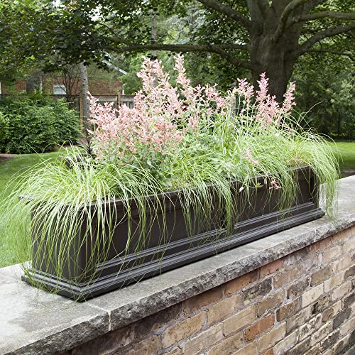 Mayne Fairfield 5Ft Window Box - Graphite Grey - 60In X 11In X 11In - With 4.7 Gallons Built-In Water Reservoir (5824-Grg) #TOP3