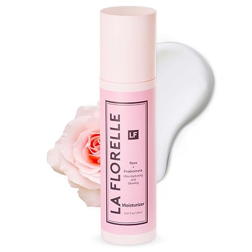 LA FLORELLE Rose Probiometa Ultra Hidratante y Brillante Hidratación profunda para un brillo juvenil con niacinamida y agua de rosas fórmula ligera