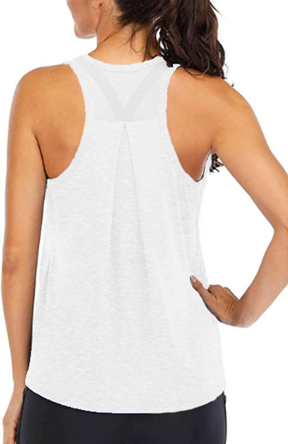 Women’s Racerback Workout Tank Tops Loose Fit Sleeveless Athletic Gym Yoga Running Tops T Shirts
