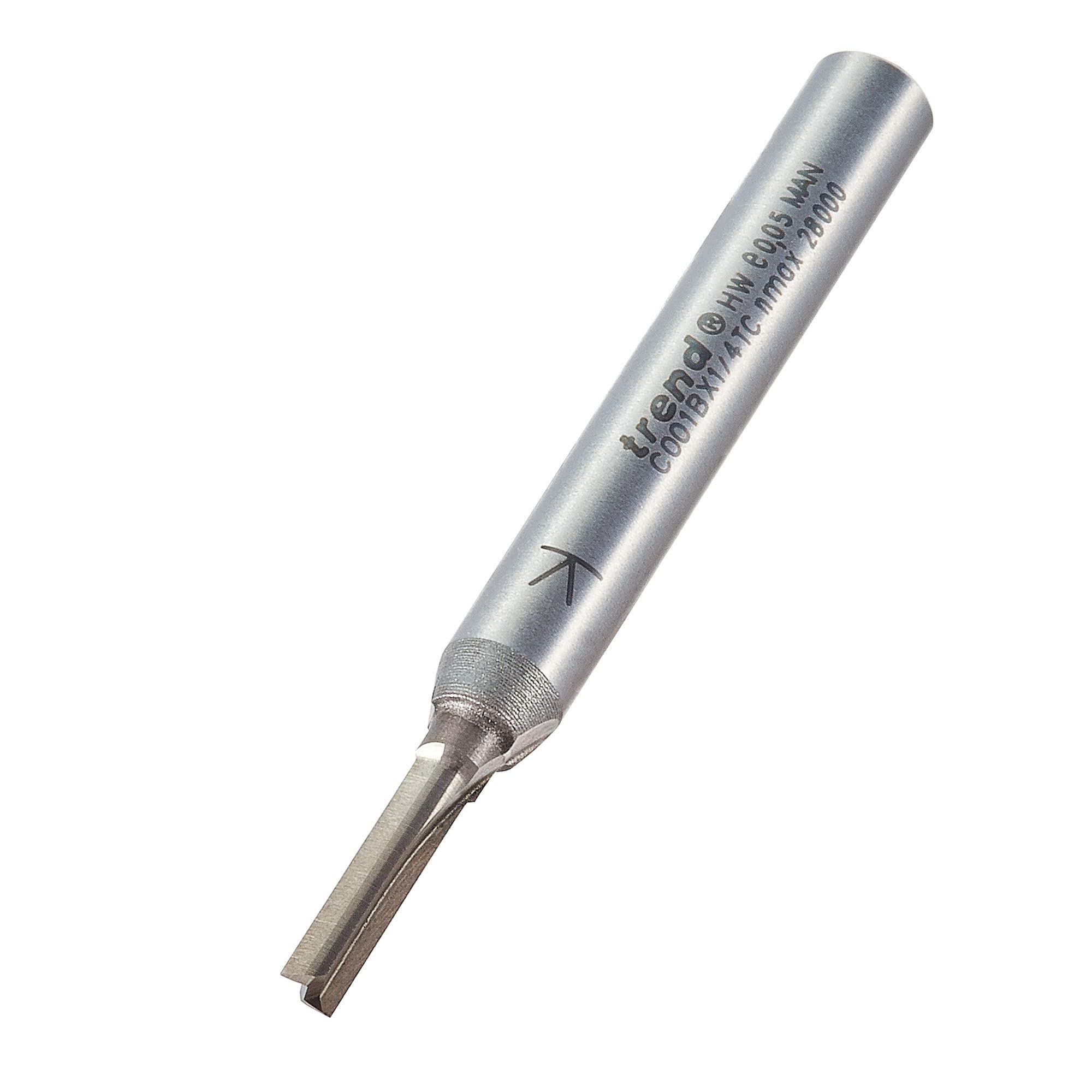 C001BX1/4TC - Two Flute Cutter 3.2mm diameter of Trend