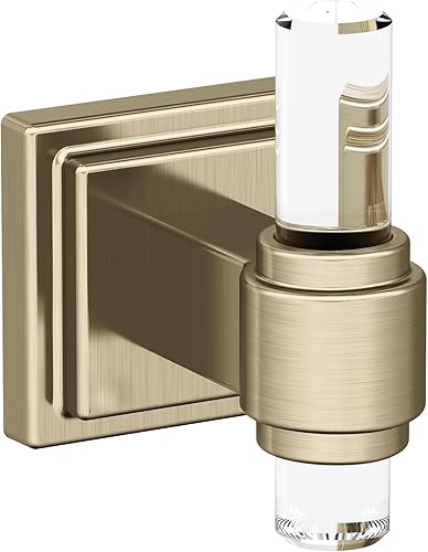 Amerock BH36060CBBZ  Gancho para bata individual color champán transparentedorado  Toallero de 2-1516 pulgadas (2.953 in) de longitud  Glacio disponible en Yaxa Peru