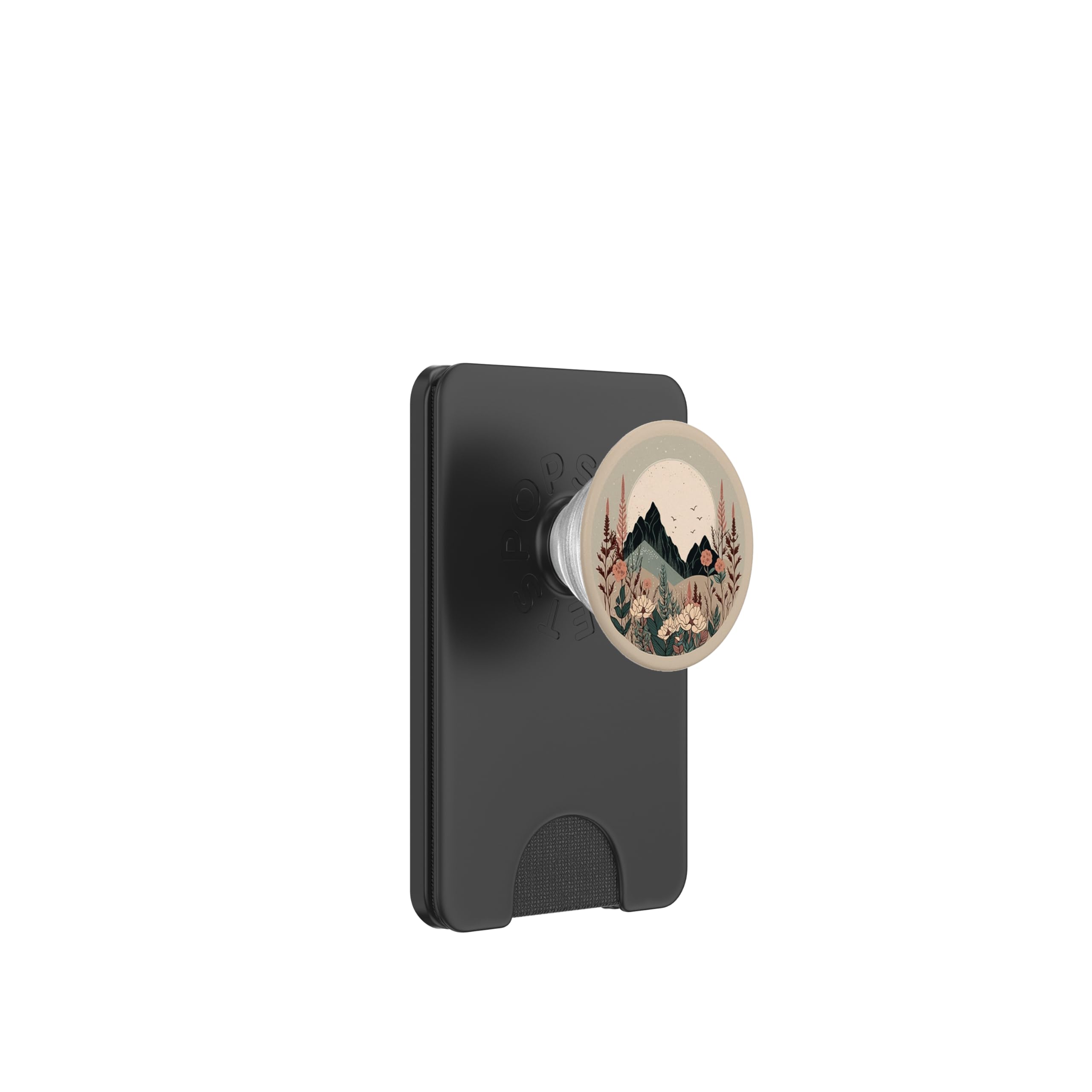 Boho Chic Floral Forest Nature Mountain Leaves for Girl PopSockets PopWallet pour MagSafe