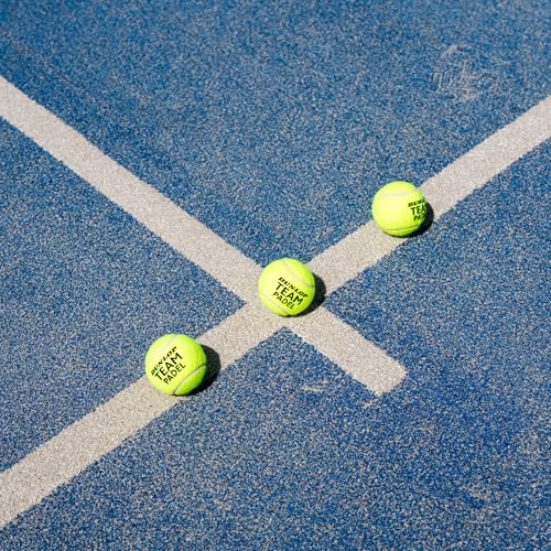 Dunlop Padelbälle Team Padel, 3 Bälle, Gelb – Ansicht 4