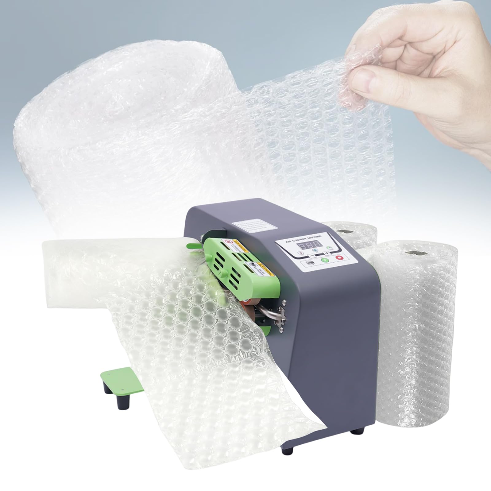 Portable Air Cushion Wrap Machine Air Pillow Machine Air Pillow Maker Business Inflatable Air Packaging System Void Fill Machine Air Bags Packing Machine