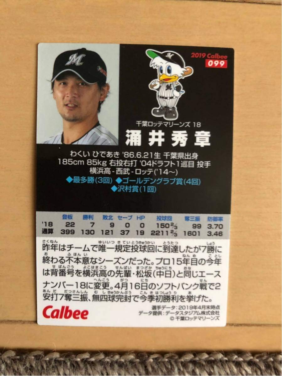 BBM2015 ジェネシス【ロッテ涌井秀章】スーパーパッチキャップカード　1/1 BBM2015 ジェネシス【ロッテ涌井秀章】スーパーパッチキャップ
