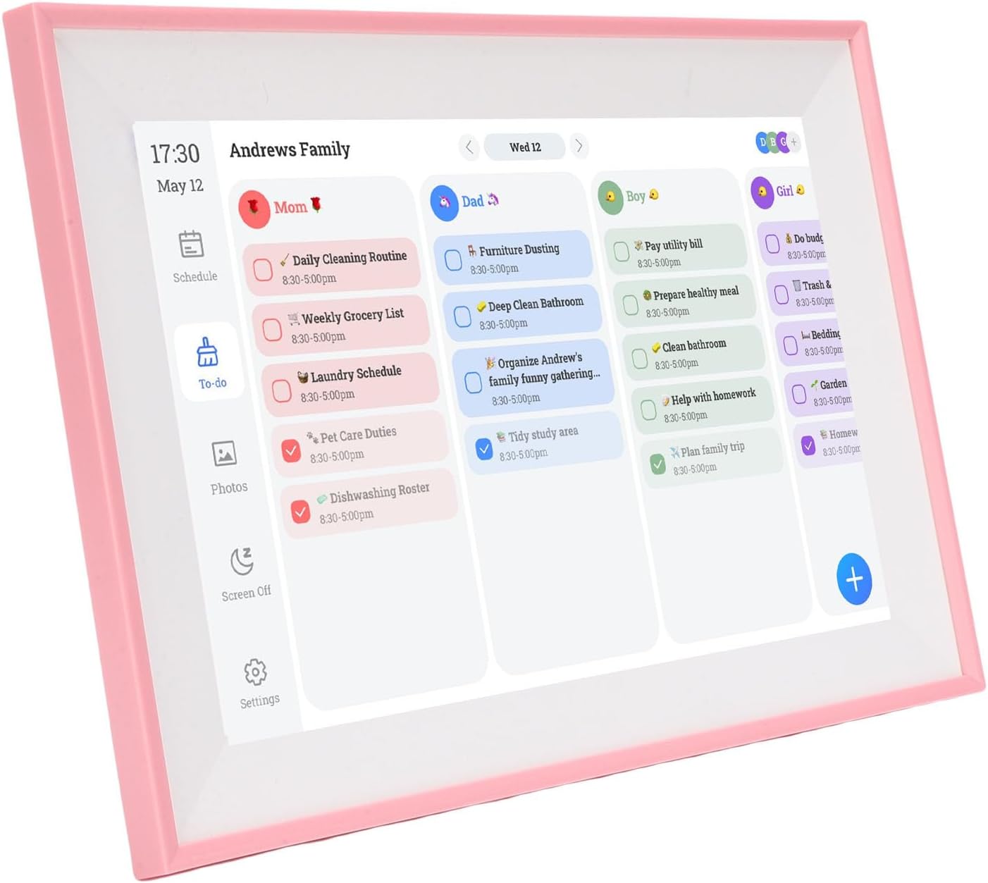 Tbest Smart Digital Calendar with 10.1in Display