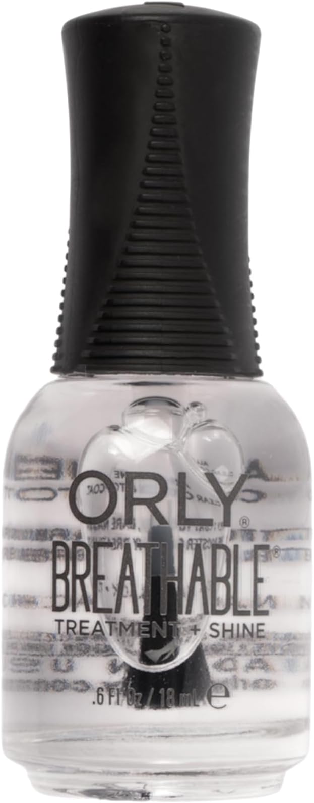 Breathable Nail Color, Treatment + Shine "Clear Coat", 0.6 Fluid Ounce, 24903 - Treatment Shine Top (W-C-12373)