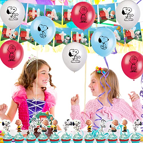 BESTZY Snoopy Decorazioni di Compleanno Feste