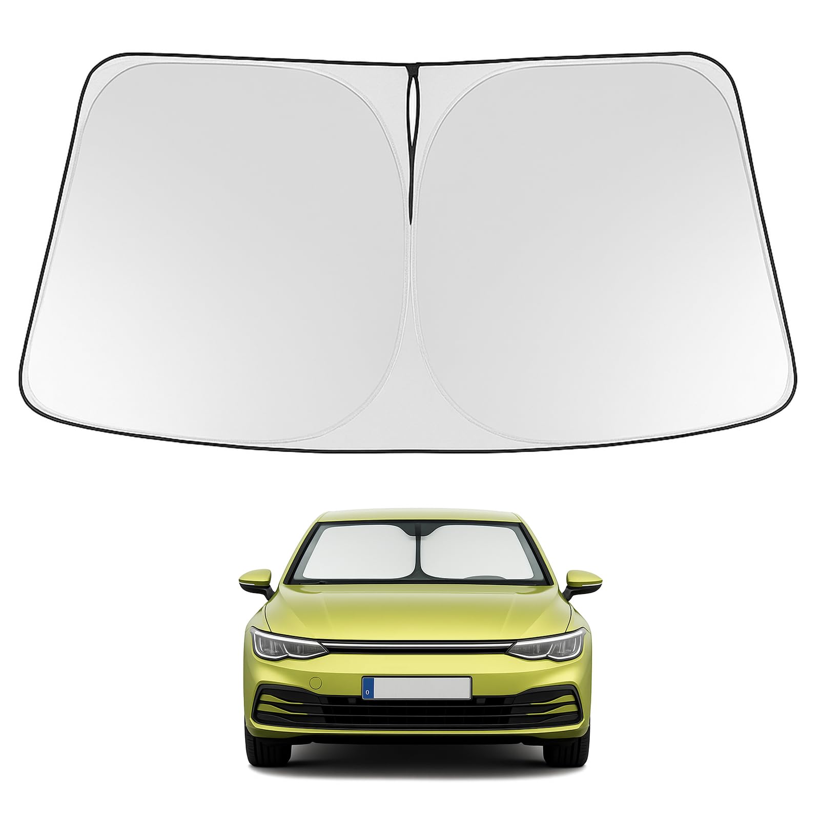 Proadsy Custom Fit Car Windshield Sun Shade for 2022-2026 Volkswagen Golf