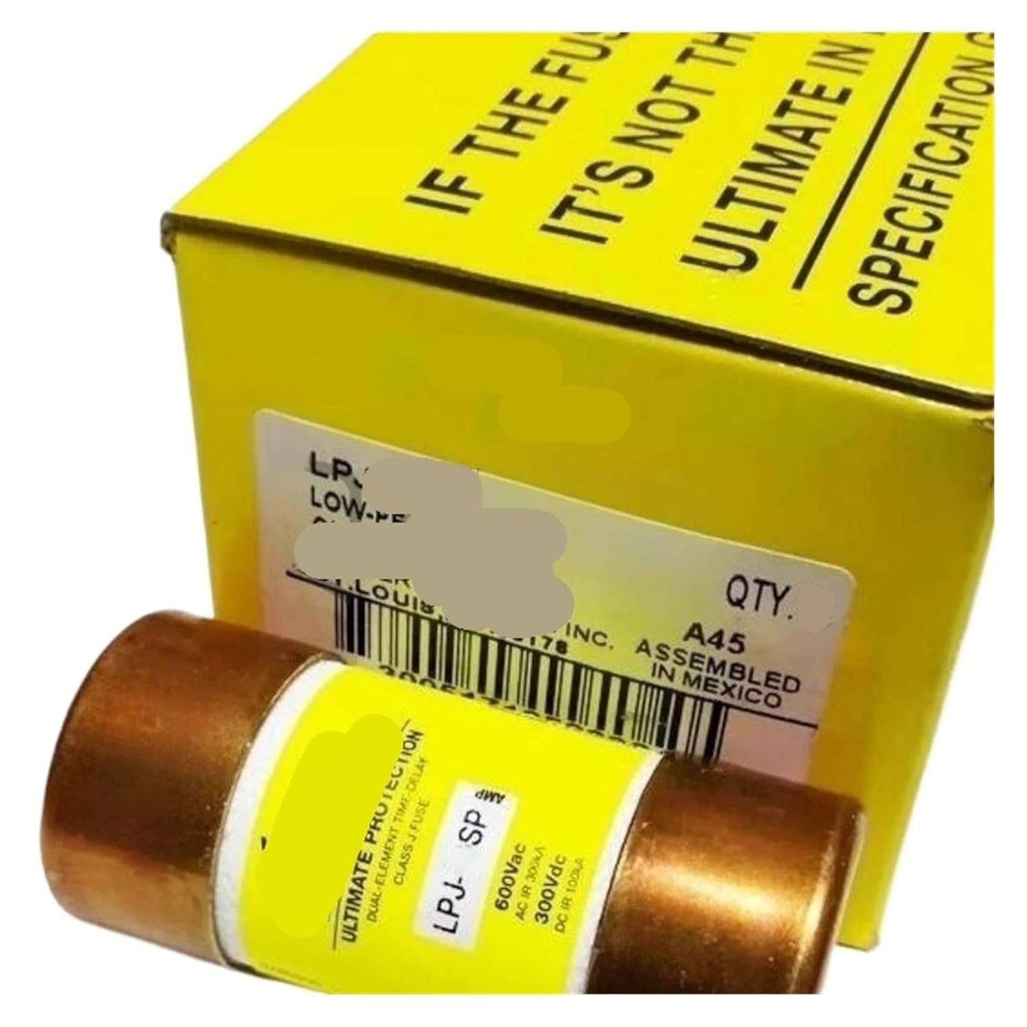 LPJ 20A 600Vac ダブルステージJヒューズ LPJ-20SP 1個