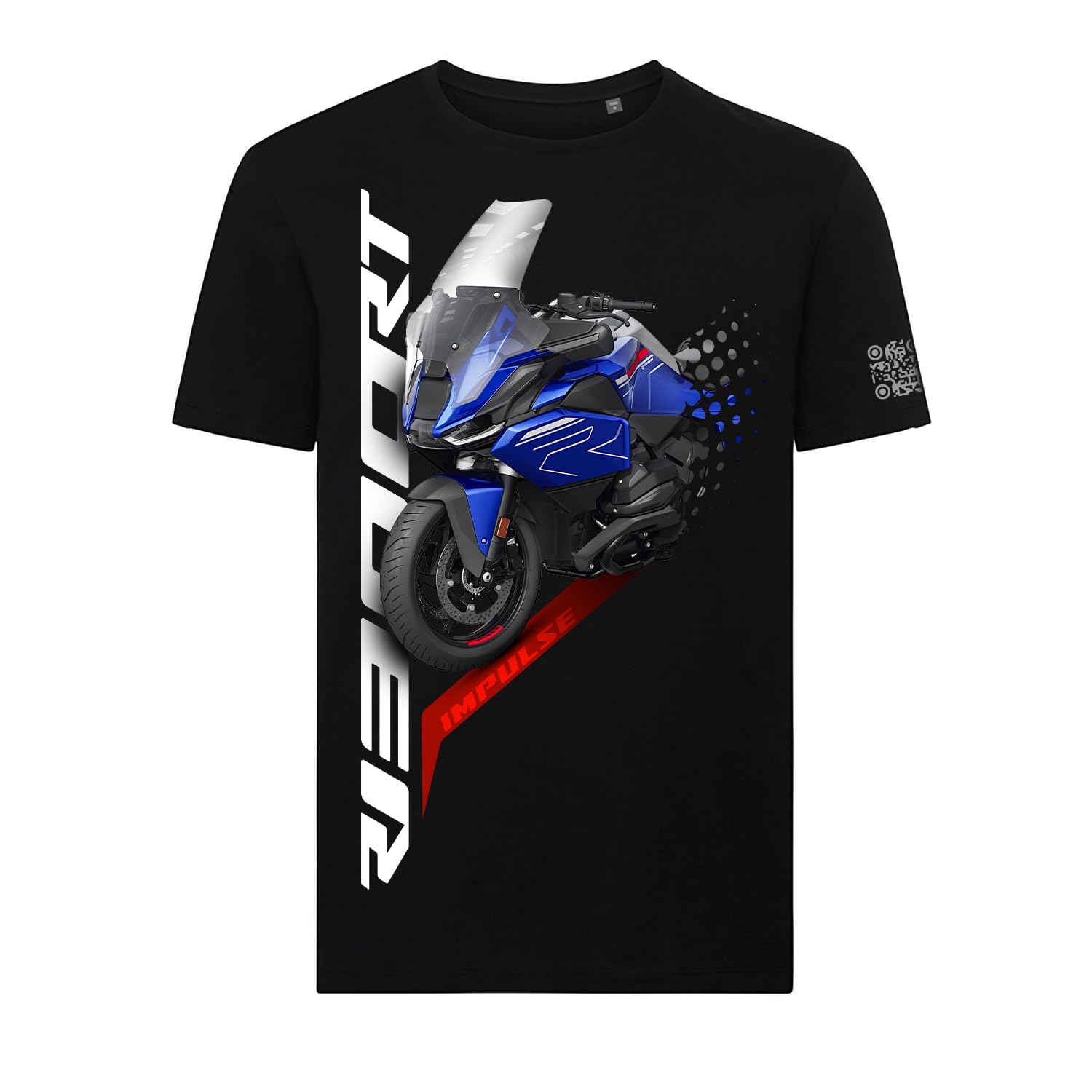AZ Graphishop Graficzny T-Shirt kompatybilny z BMW R 1300 RT Impulse TS-FM-191