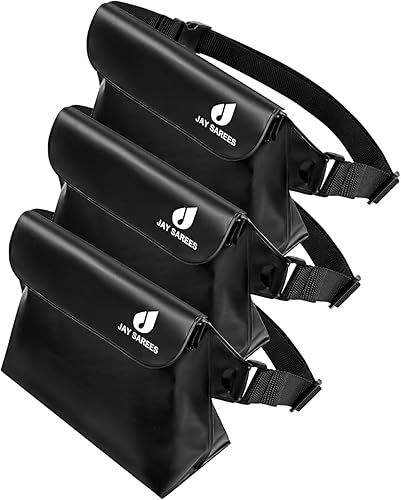 Bolsa impermeable con correa de cintura (paquete de 3), accesorios de playa mejor manera de mantener su teléfono y objetos de valor seguros y secos