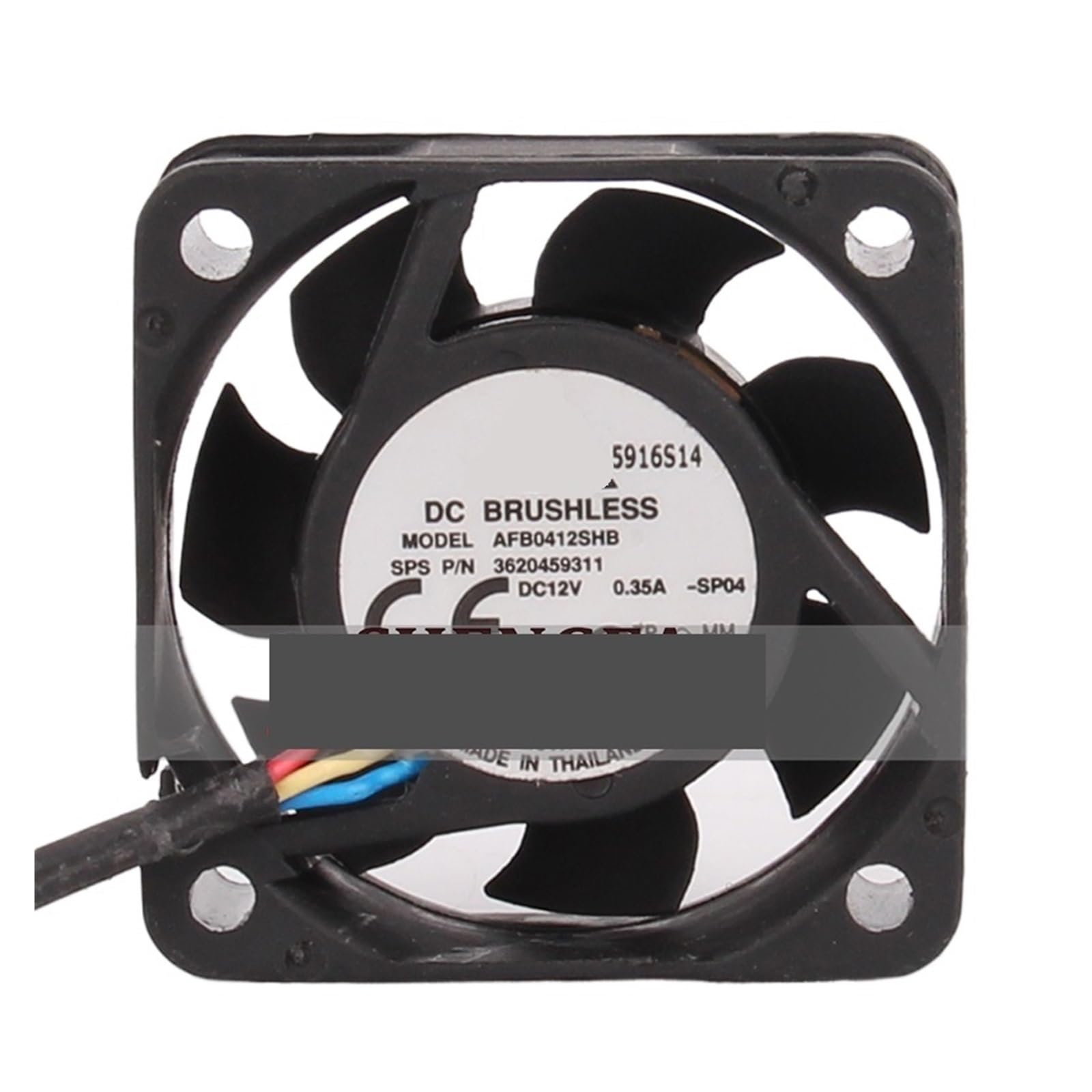 UWUKCJOKQ AFB0412SHB DC12V 0.35A 40 * 15MM 4015 4CM Cooling Fan
