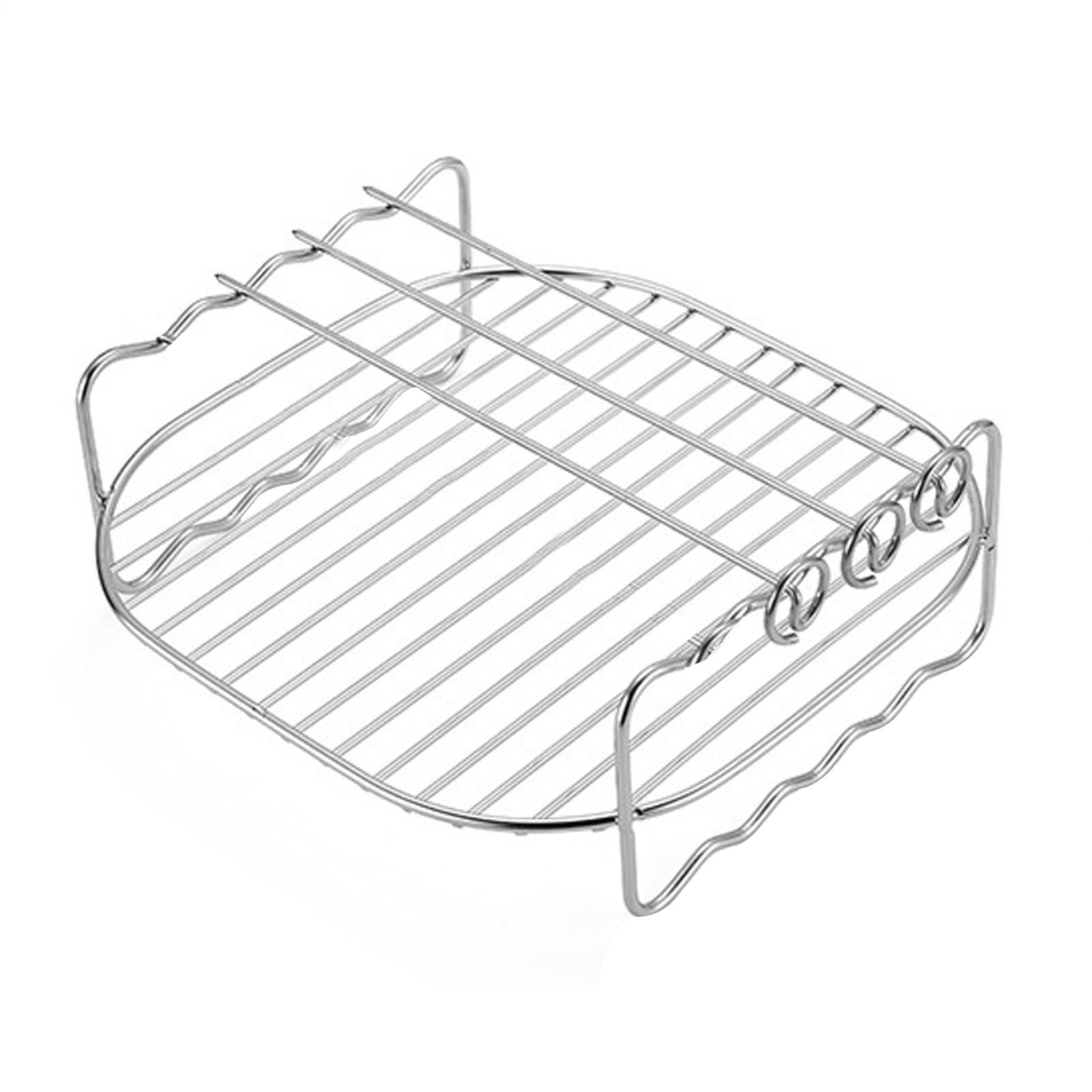 Air Fryer Rack - 6 7 8 Inches Air Fryer Tray Airs Frryer Stand Multi-Layer Cookiing Racks Cooking