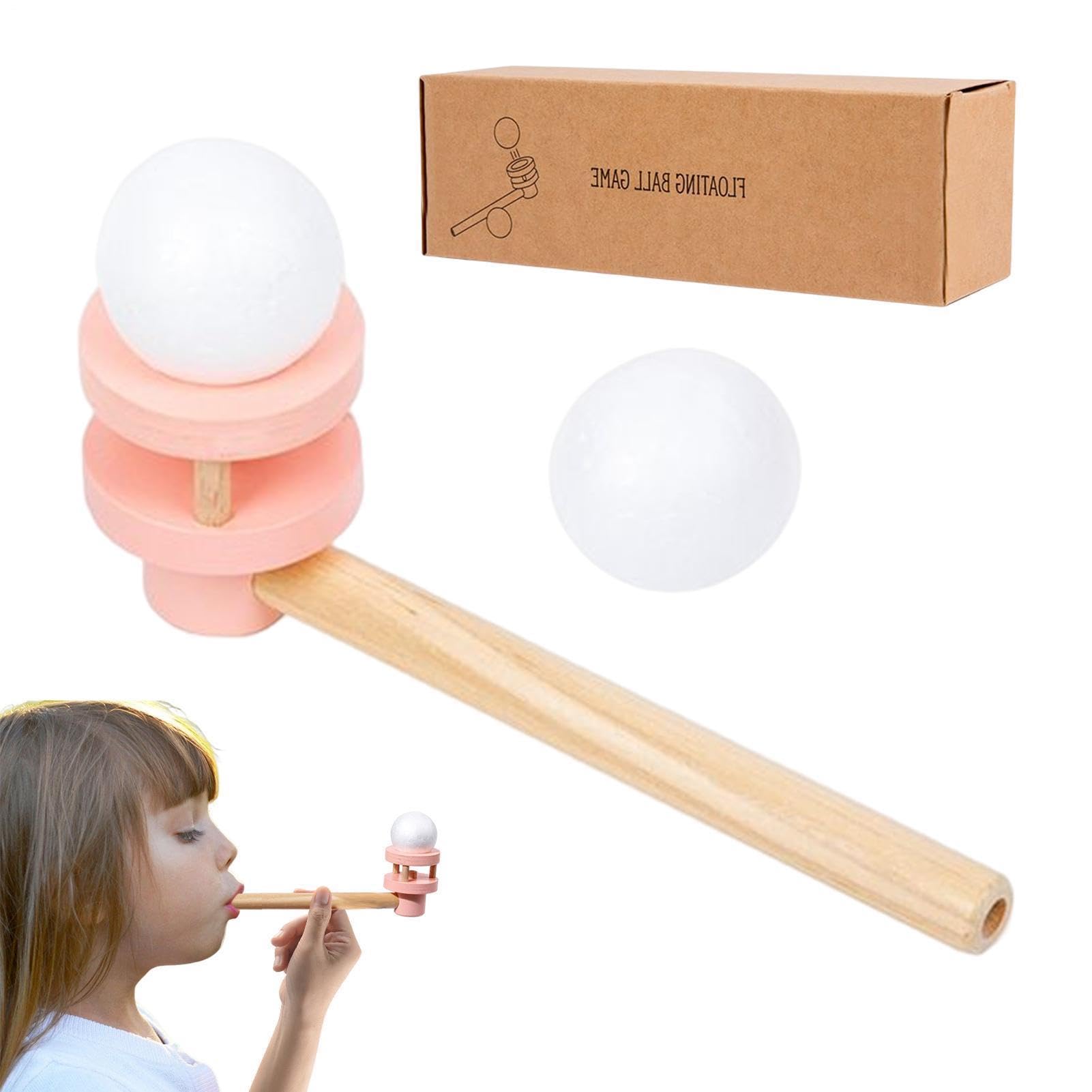 Generico Floating Blow Pipe Ball - Toy Floating Ball GaAme Balance Toy | Blow Pipe Balls GaMmes, Brain Thinking GaMme, Intellectual Toys Funny Party Game for Kids