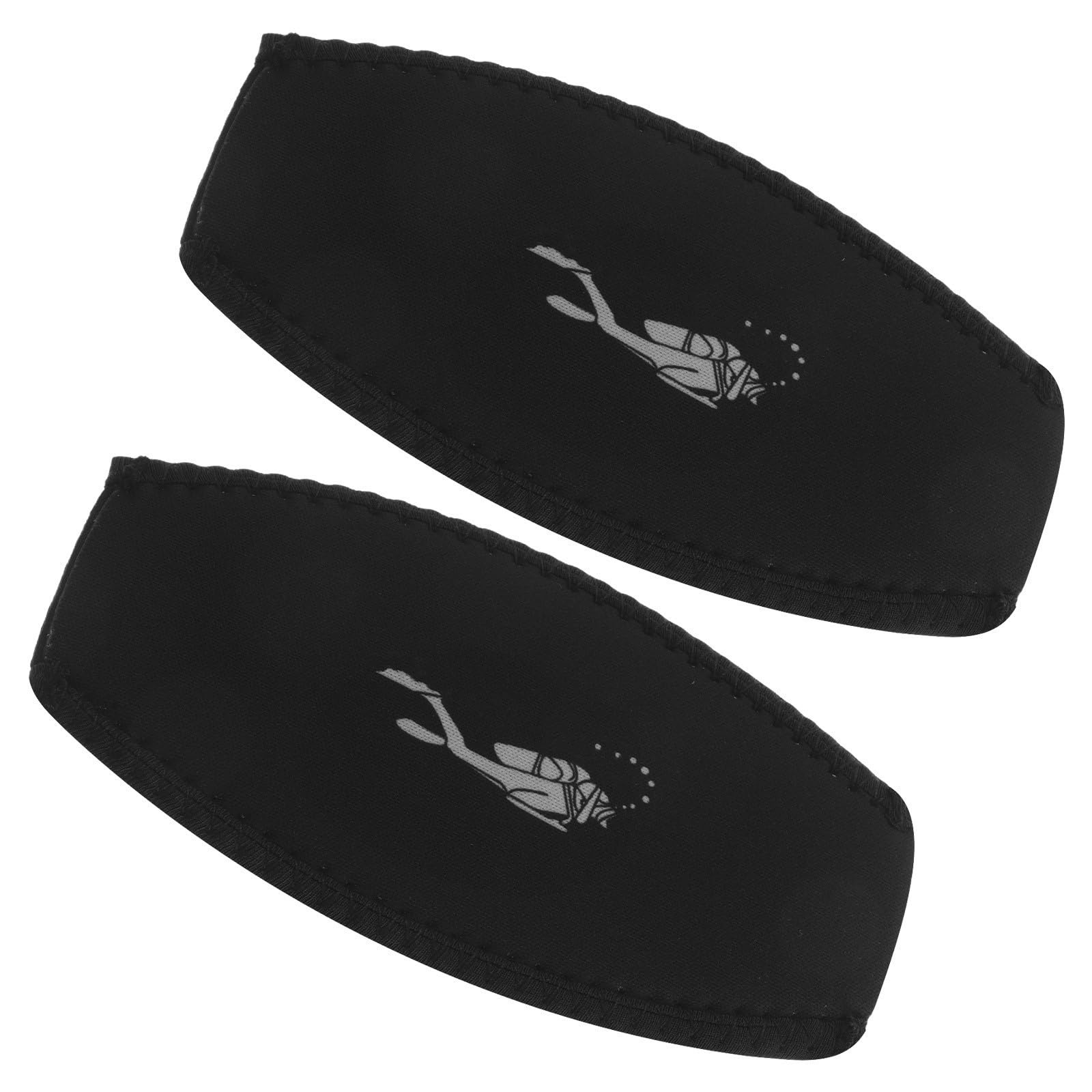 Sosoport 2 Stück Neopren Maskenband für Taucherbrille mit Doppellagigem Design und Polsterung Installieren Schützt vor Haarverheddern Beim Schnorcheln und Wassersport