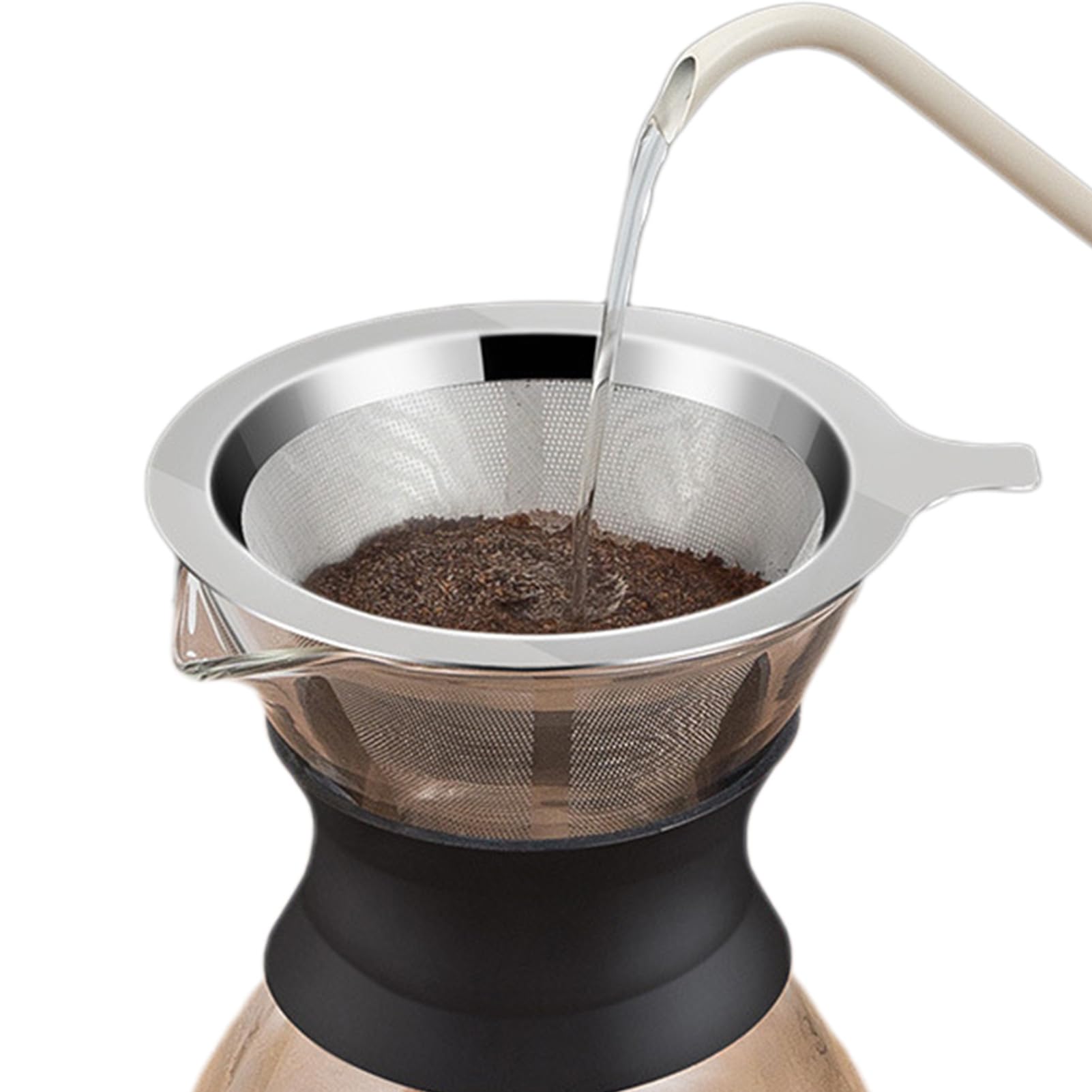 Amazon | 金属製コーヒーフィルター、300/800 メッシュ ステンレス
