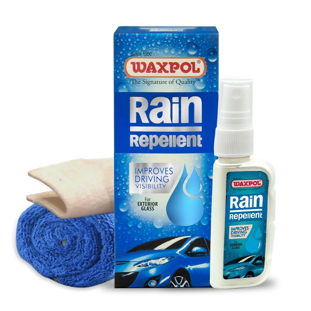 Waxpol Rain Repellent (with Applicator & Microfiber) 45ML (Pack of 2) (B0D7Q7ZN2P) Amazon Price History, Amazon Price Tracker