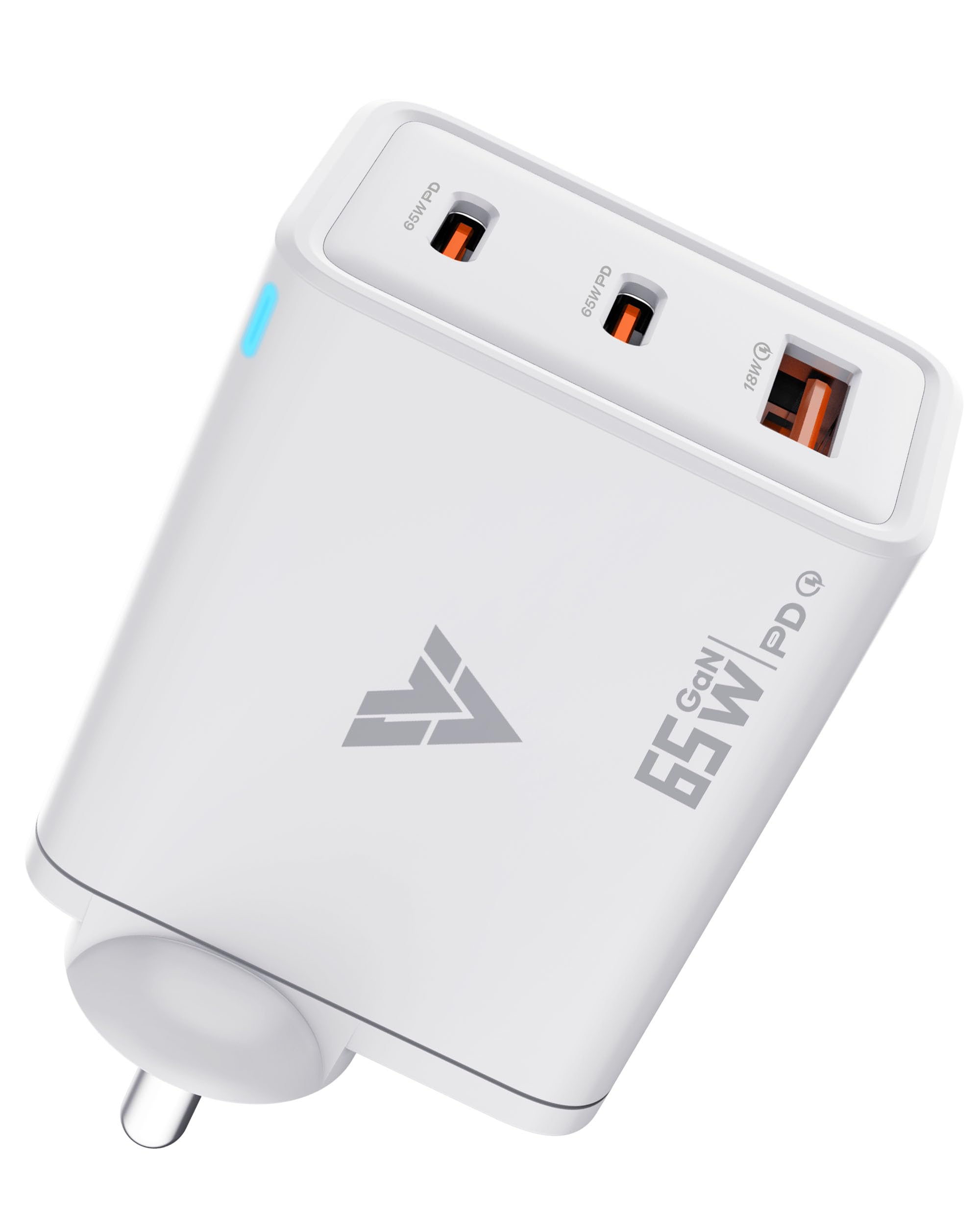 DR VAKU® 65W USB Type C Adapter Wall Charger with Triple Output Fast Charging with GaN Technology for iPhone 15/15 Plus/15 Pro/15 Pro Max, 14/14 Plus/14 Pro/Max, 13/12 Series (White) (B09LMH8CHP) Amazon Price History, Amazon Price Tracker